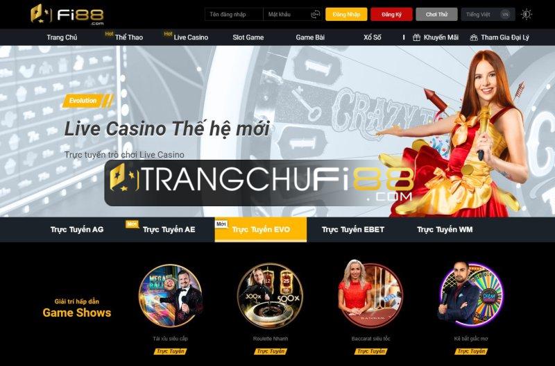 Live Casino Fi88: Sòng bạc hấp dẫn đỉnh cao nhất châu Á